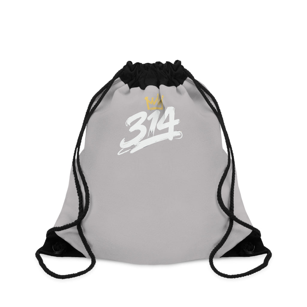 Gray 314 Crown Drawstring Gym Sack - 314 Originals