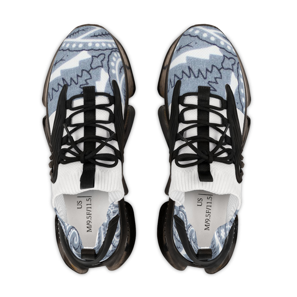 Gray Paisley Mesh Running Sneakers - 314 Originals