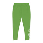 Green Plus Size Leggings — Subtle Side Script Graphic, Comfortable Everyday Activewear - 314 Originals