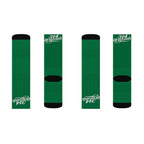 Green Sublimation Socks with '314 Originals' Script — Athletic Crew Socks - 314 Originals