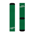 Green Sublimation Socks with '314 Originals' Script — Athletic Crew Socks - 314 Originals