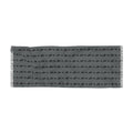 Grey Knit Scarf with Subtle Repeating Pattern — Lightweight Everyday Accessory - 314 Originals