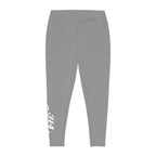 Grey Plus Size Leggings — Subtle Side Script Graphic, Comfortable Everyday Activewear - 314 Originals