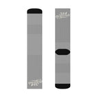 Grey Sublimation Socks with '314 Originals' Script — Athletic Crew Socks - 314 Originals