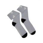 Grey Sublimation Socks with '314 Originals' Script — Athletic Crew Socks - 314 Originals