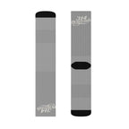 Grey Sublimation Socks with '314 Originals' Script — Athletic Crew Socks - 314 Originals