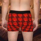 Heart Pattern Men's Boxer Briefs — Red Valentine All-Over Print - 314 Originals