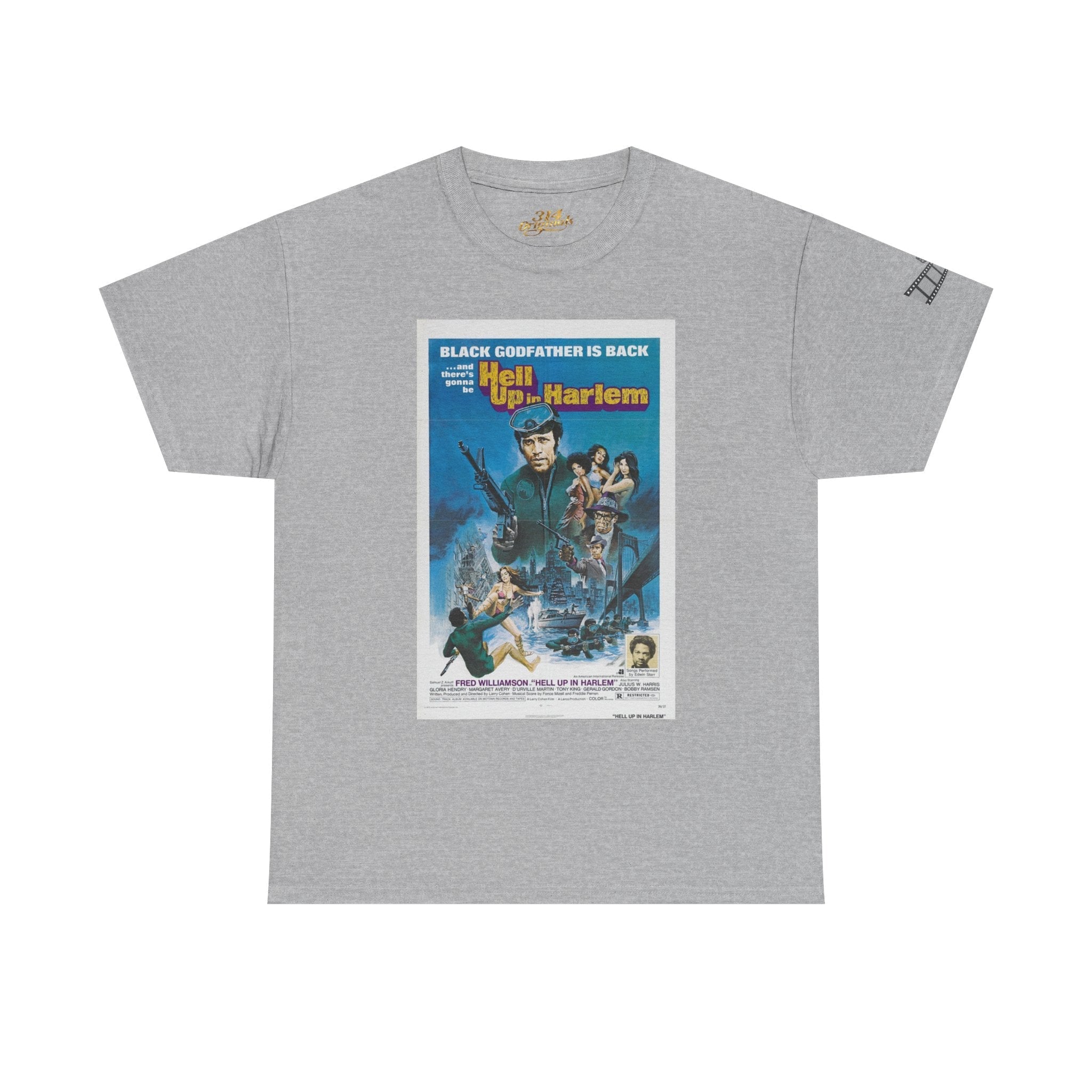 'Hell Up in Harlem' Retro Blaxploitation Graphic Tee - 314 Originals