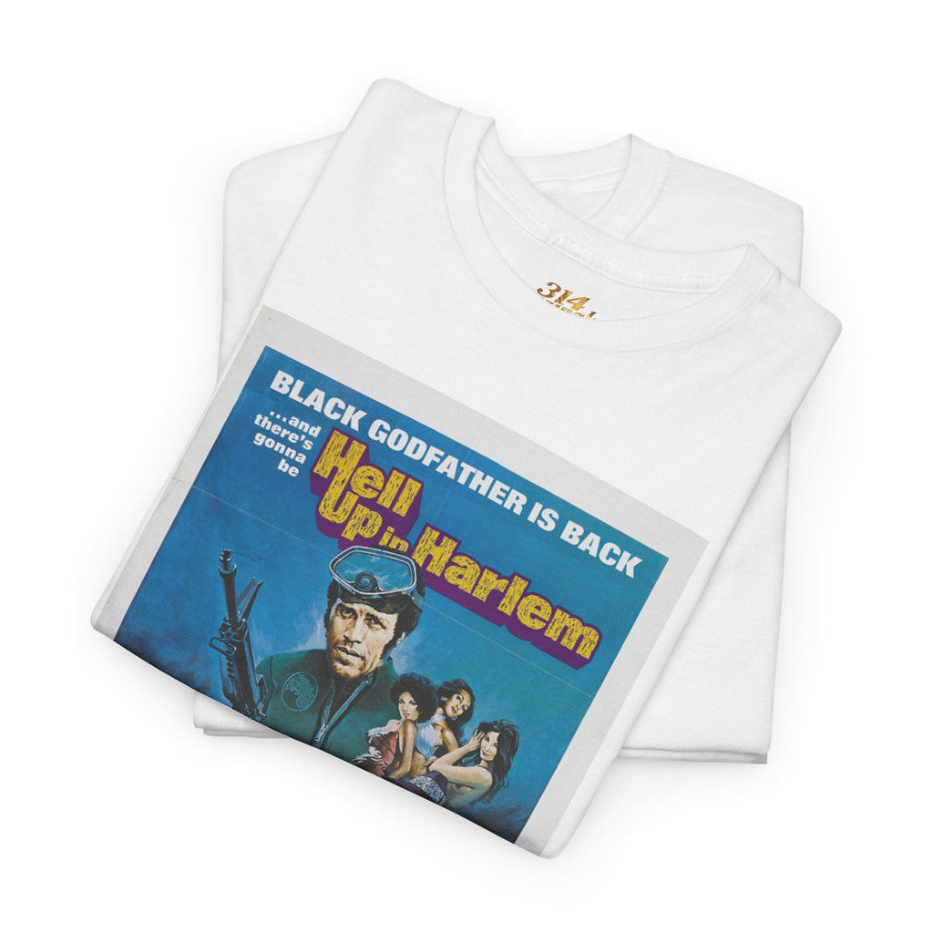 'Hell Up in Harlem' Retro Blaxploitation Graphic Tee - 314 Originals