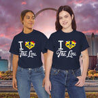 I Heart The Lou T-Shirt — St. Louis Pride Heart with Fleur-de-Lis - 314 Originals