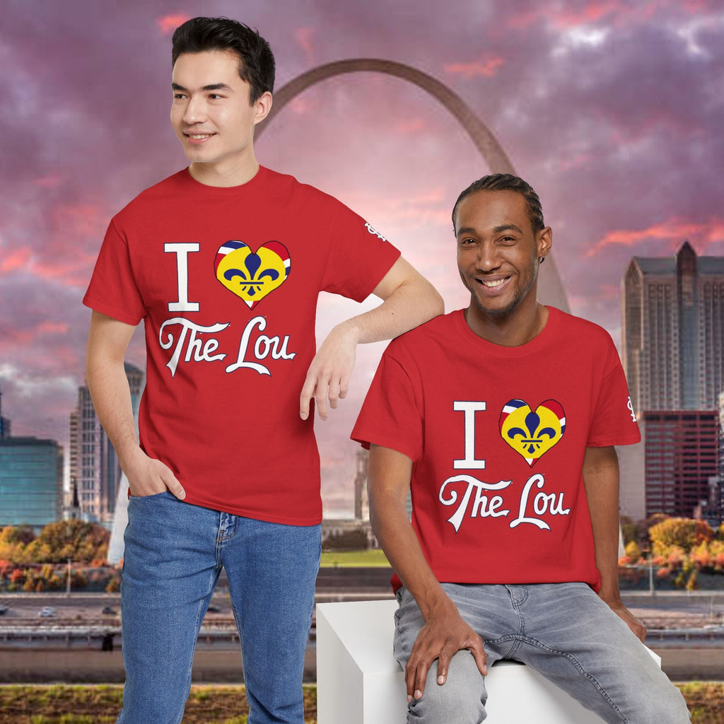 I Heart The Lou T-Shirt — St. Louis Pride Heart with Fleur-de-Lis - 314 Originals