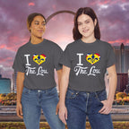 I Heart The Lou T-Shirt — St. Louis Pride Heart with Fleur-de-Lis - 314 Originals
