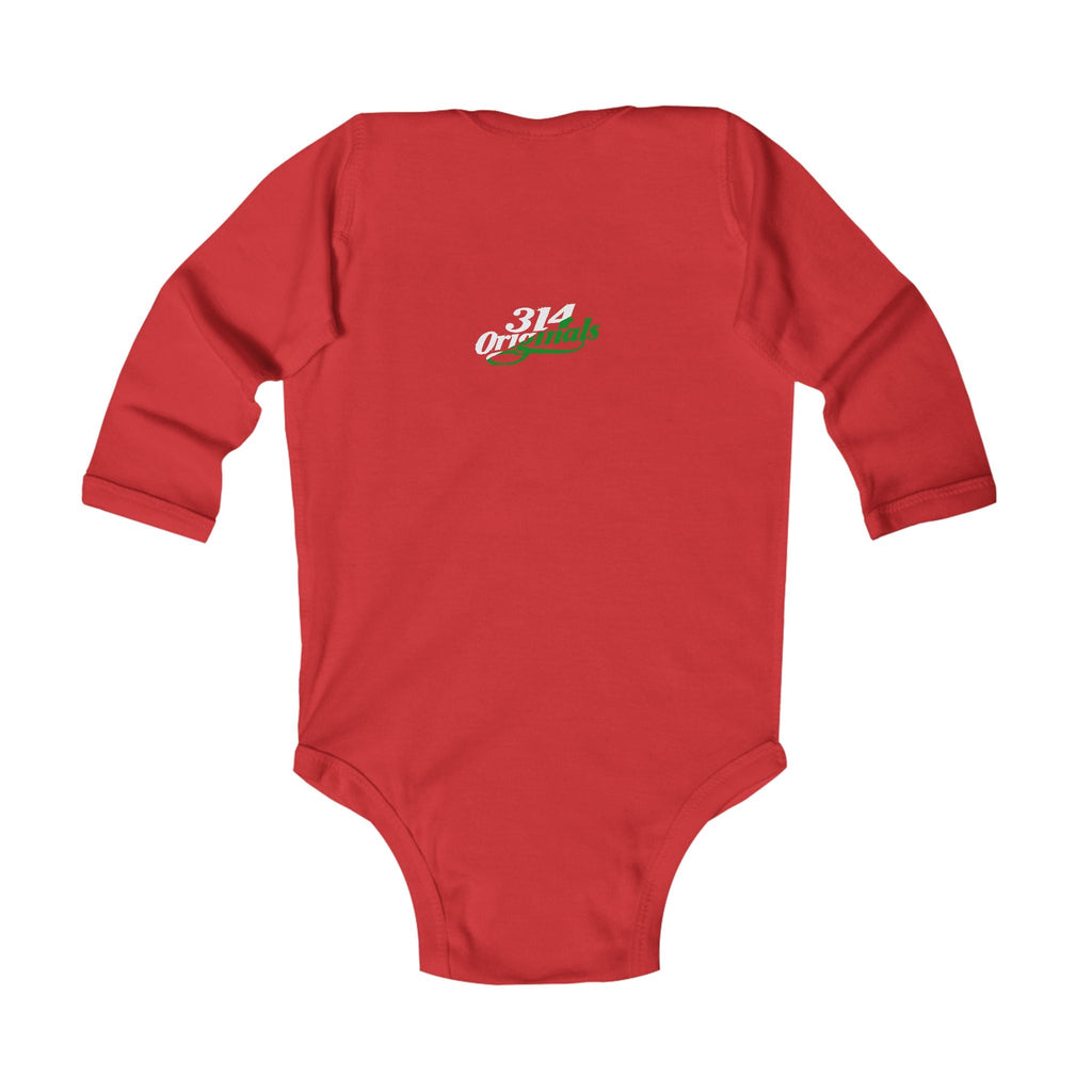 "I'm Just Here for the Cookies" Christmas Cookie Cute Infant Long Sleeve Onesie - 314 Originals