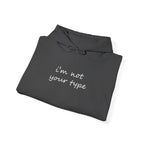 I'm Not Your Type Hoodie - Cute Script Graphic Pullover - 314 Originals