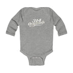 Infant Bodysuit — '314 Originals' Long Sleeve Baby Onesie (Grey) - 314 Originals