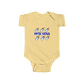 Infant Bodysuit — "Poppin' Bottles" Cute Baby Bottle Graphic Onesie - 314 Originals