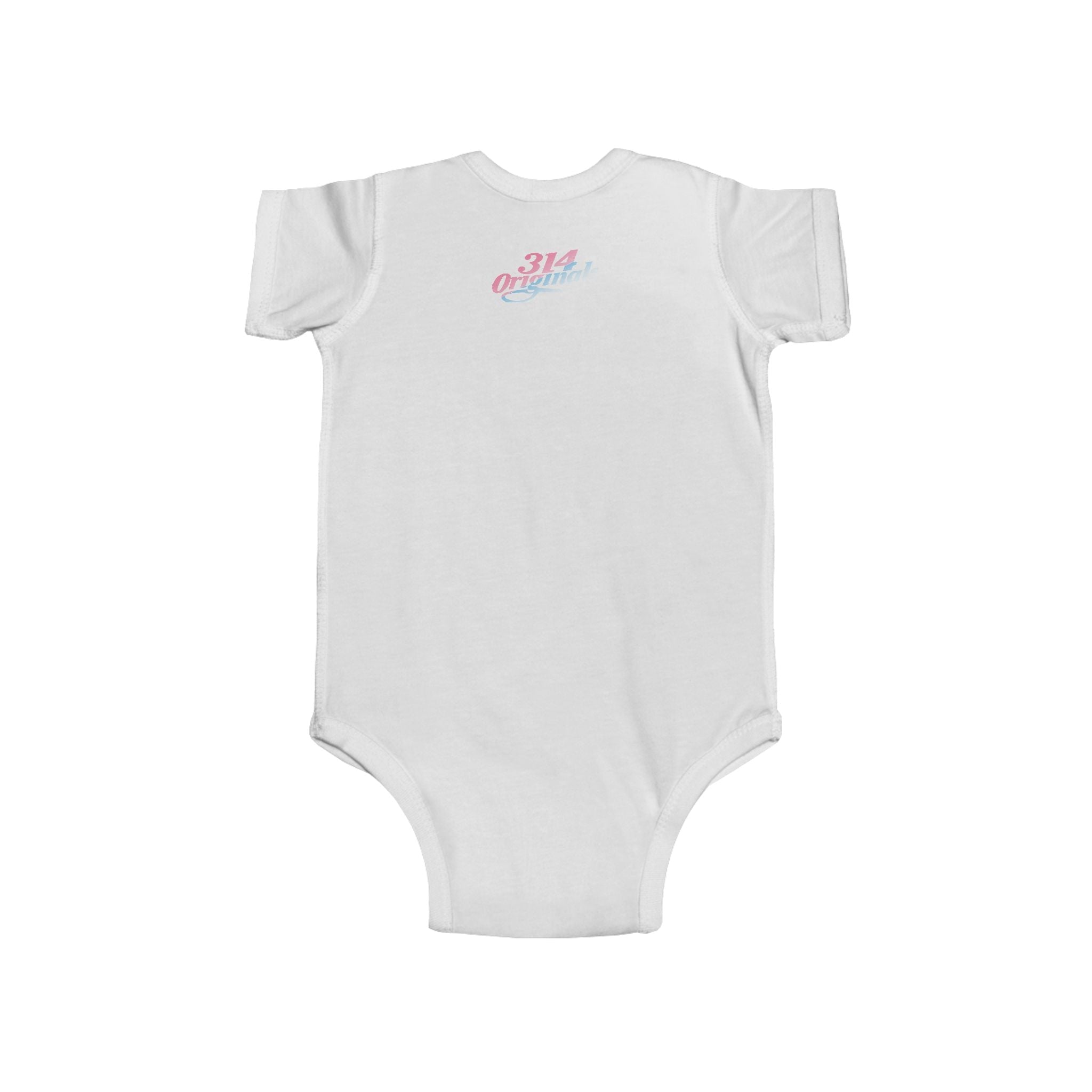 Infant Bodysuit — "Poppin' Bottles" Cute Baby Bottle Graphic Onesie - 314 Originals