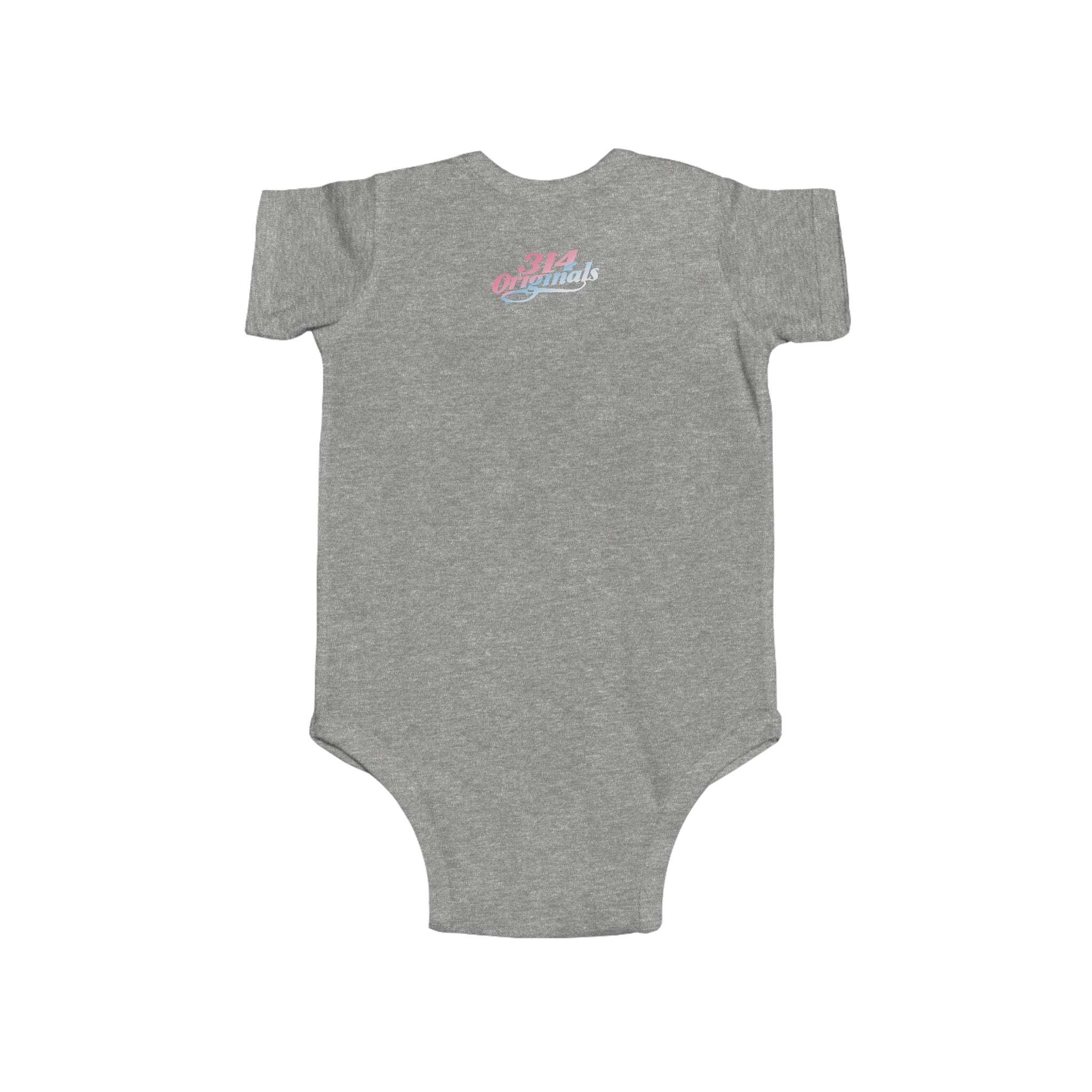 Infant Bodysuit — "Poppin' Bottles" Cute Baby Bottle Graphic Onesie - 314 Originals