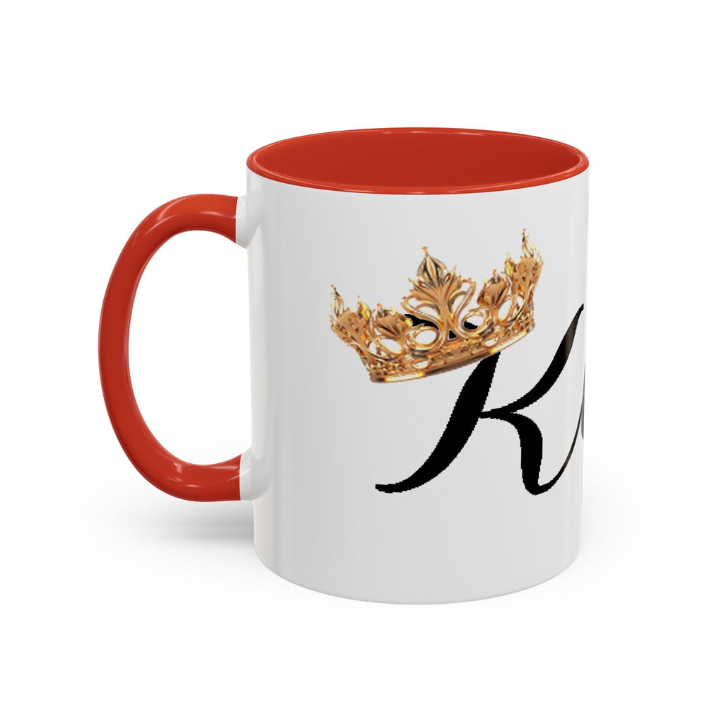 King Script Accent Coffee Mug — Crowned 'King' Ceramic Coffee Cup (11/15oz) - 314 Originals