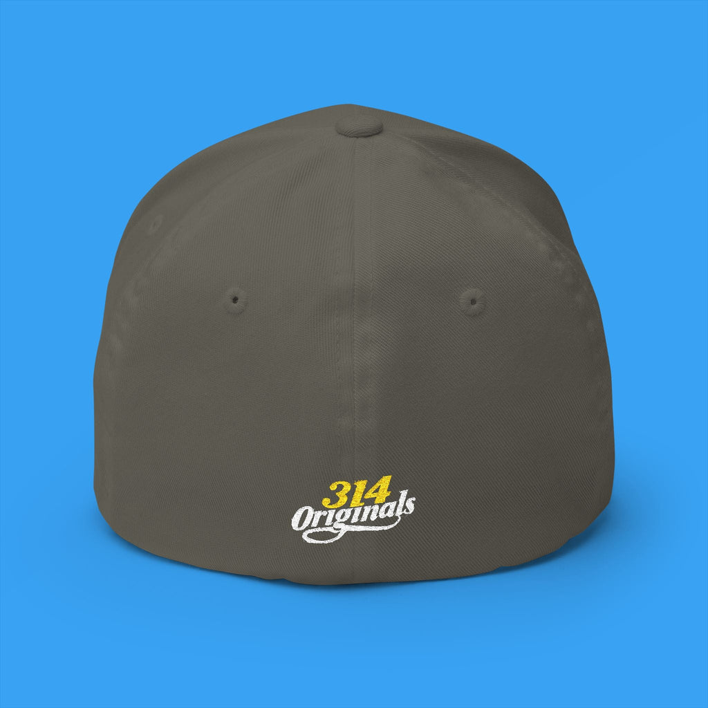 King's Gear Embroidered Crown Script Cap — 314 Original Closed-Back Structured Hat - 314 Originals