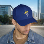 King's Gear Embroidered Crown Script Cap — 314 Original Closed-Back Structured Hat - 314 Originals