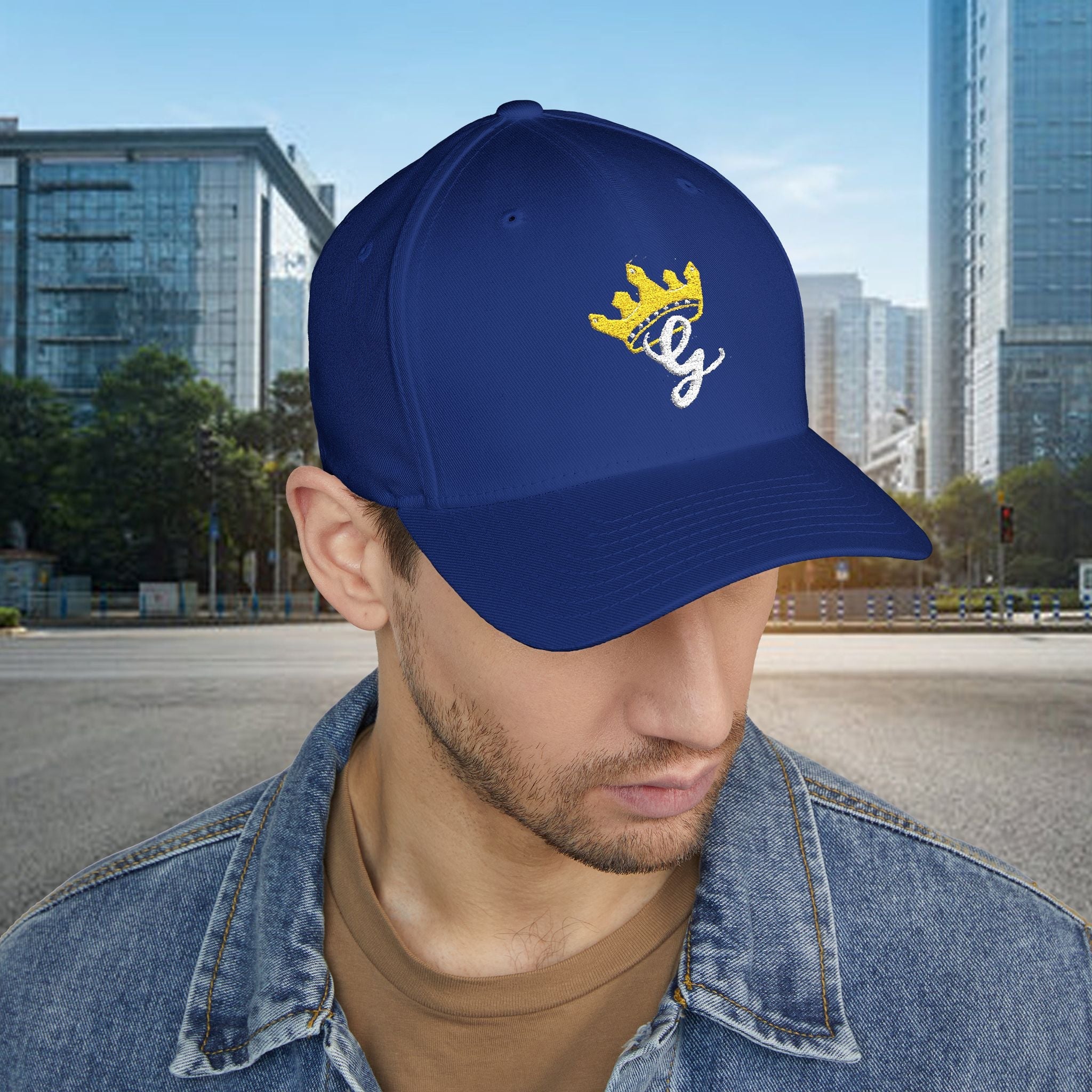King's Gear Embroidered Crown Script Cap — 314 Original Closed-Back Structured Hat - 314 Originals