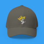 King's Gear Embroidered Crown Script Cap — 314 Original Closed-Back Structured Hat - 314 Originals
