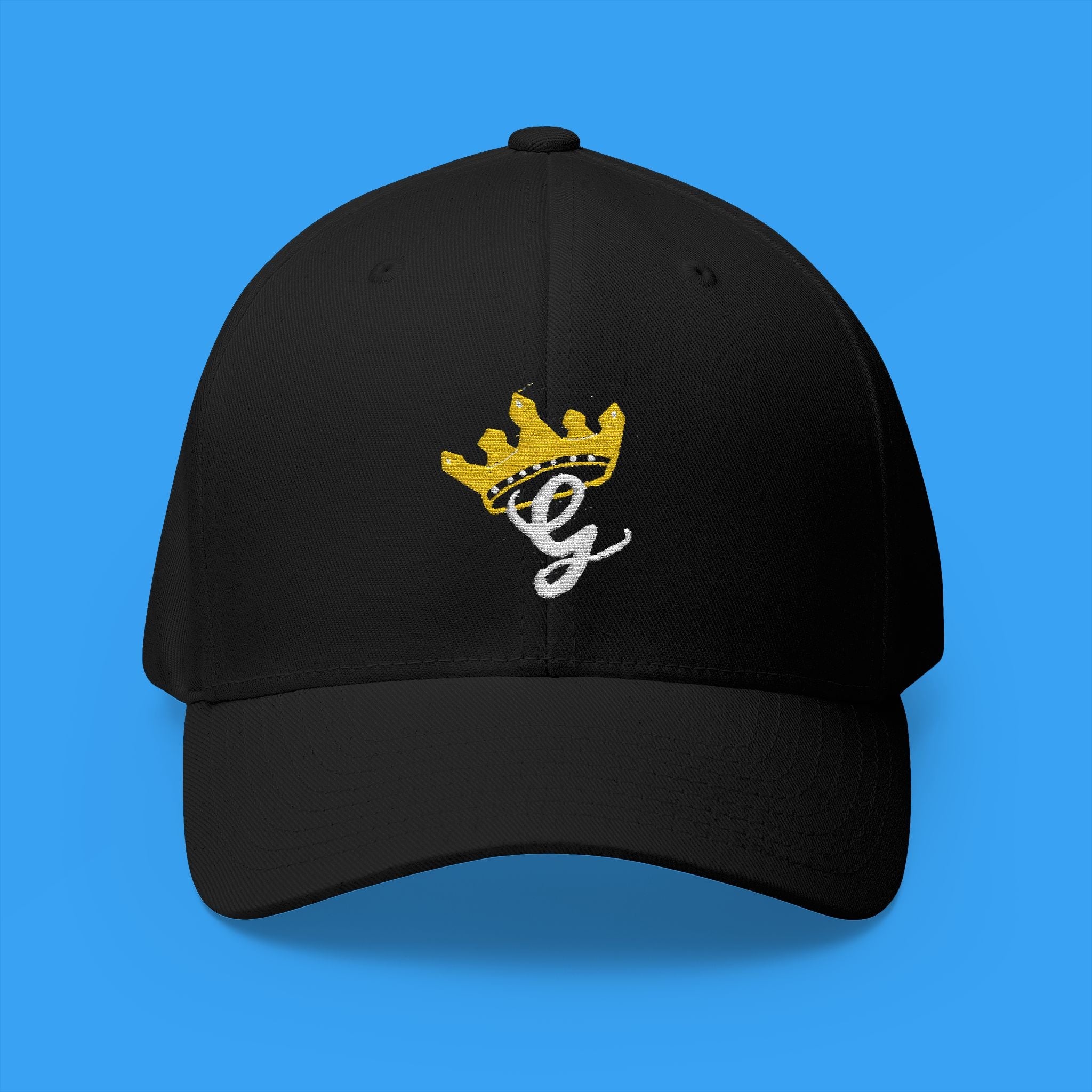 King's Gear Embroidered Crown Script Cap — 314 Original Closed-Back Structured Hat - 314 Originals