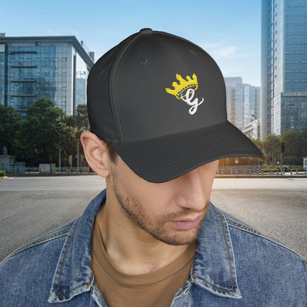 King's Gear Embroidered Crown Script Cap — 314 Original Closed-Back Structured Hat - 314 Originals