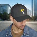 King's Gear Embroidered Crown Script Cap — 314 Original Closed-Back Structured Hat - 314 Originals