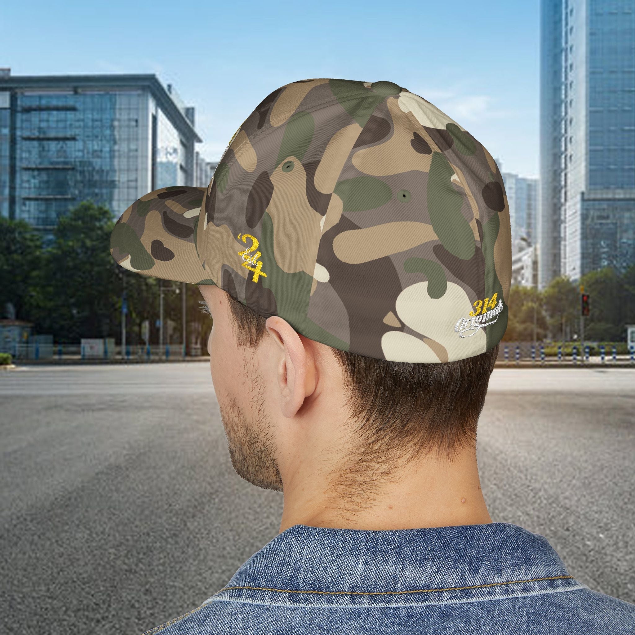 King's Gear Embroidered Crown Script Cap — 314 Original Closed-Back Structured Hat - 314 Originals