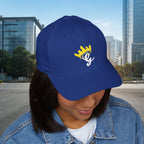 King's Gear Embroidered Crown Script Cap — 314 Original Closed-Back Structured Hat - 314 Originals