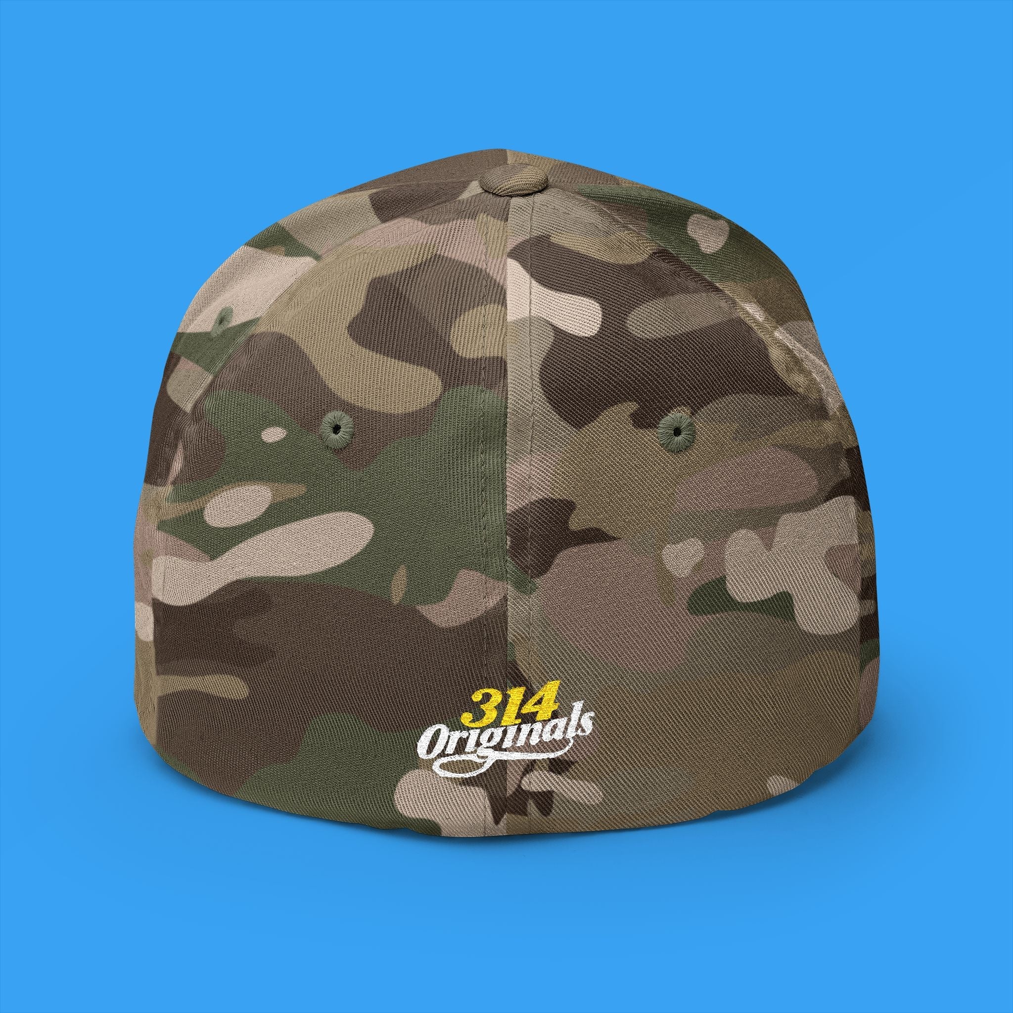 King's Gear Embroidered Crown Script Cap — 314 Original Closed-Back Structured Hat - 314 Originals