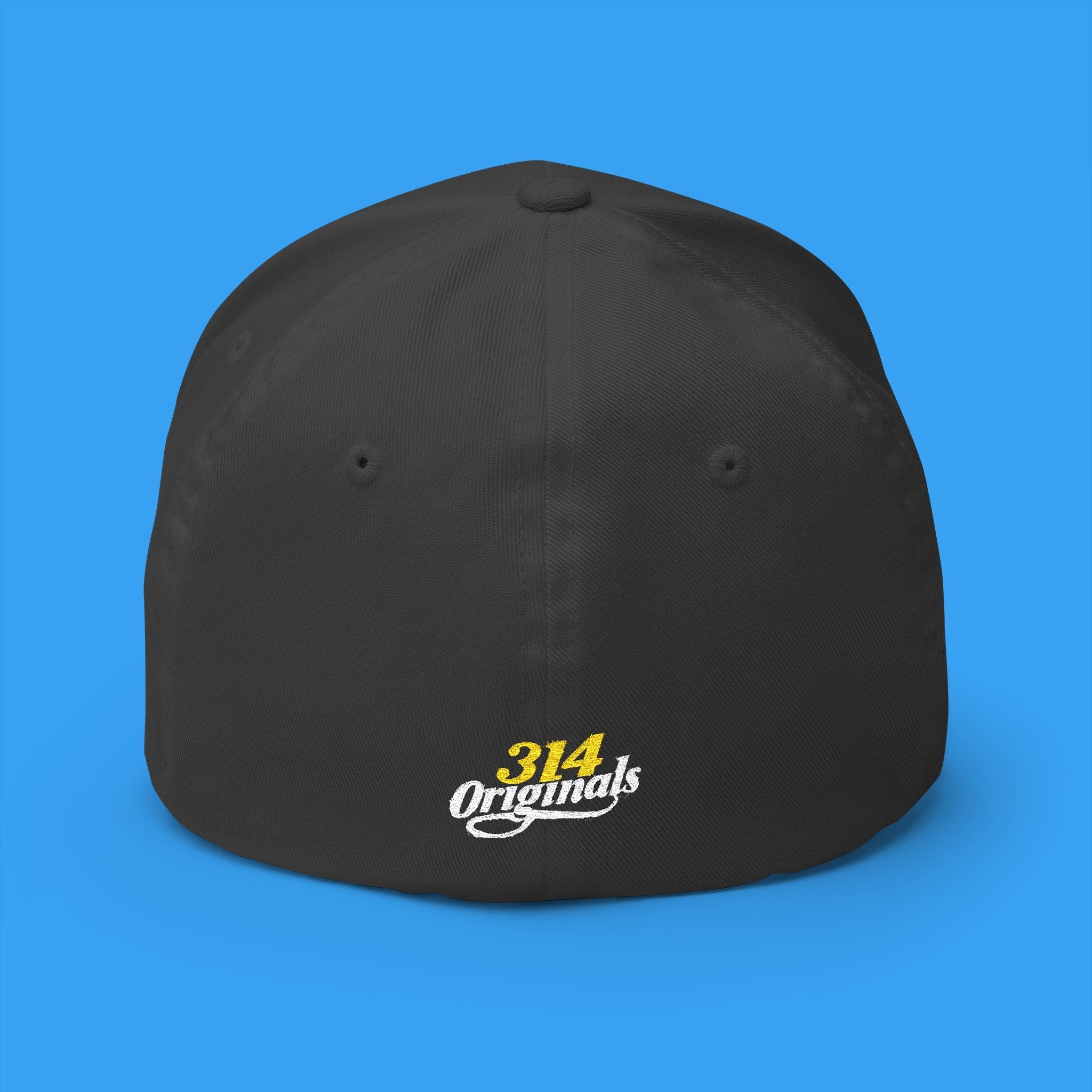 King's Gear Embroidered Crown Script Cap — 314 Original Closed-Back Structured Hat - 314 Originals