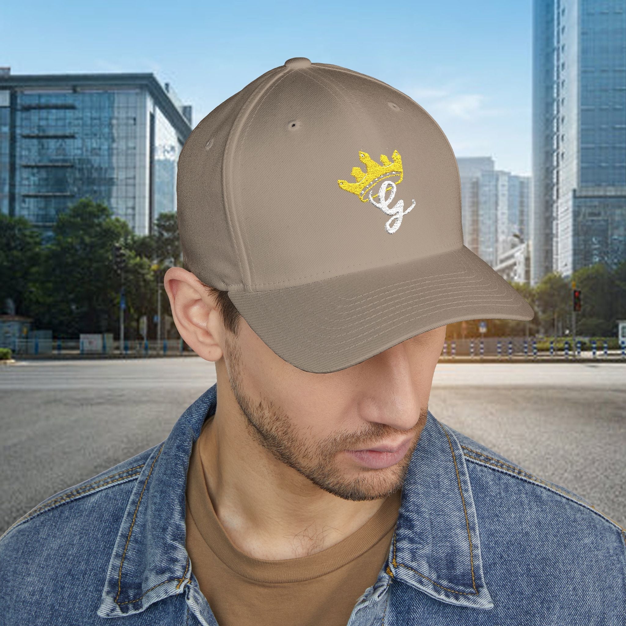 King's Gear Embroidered Crown Script Cap — 314 Original Closed-Back Structured Hat - 314 Originals