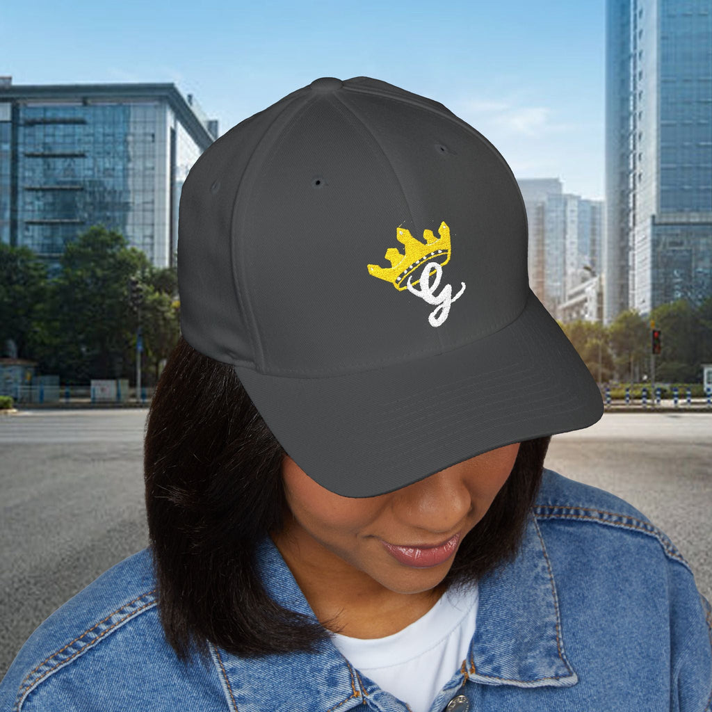 King's Gear Embroidered Crown Script Cap — 314 Original Closed-Back Structured Hat - 314 Originals