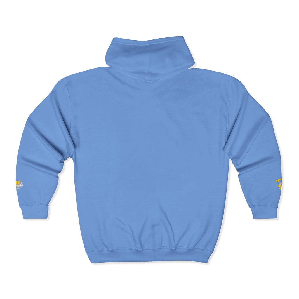 King's Gear Zip Hoodie — Full‑Zip with Gold Crown Emblem - 314 Originals