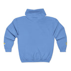 King's Gear Zip Hoodie — Full‑Zip with Gold Crown Emblem - 314 Originals