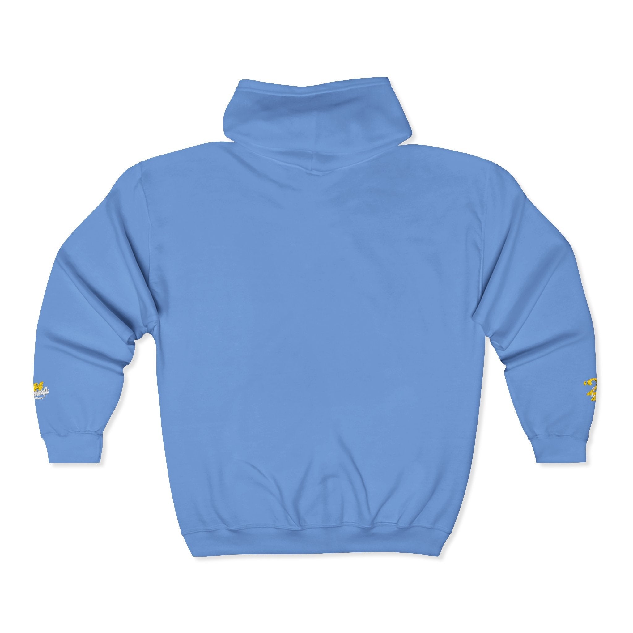 King's Gear Zip Hoodie — Full‑Zip with Gold Crown Emblem - 314 Originals
