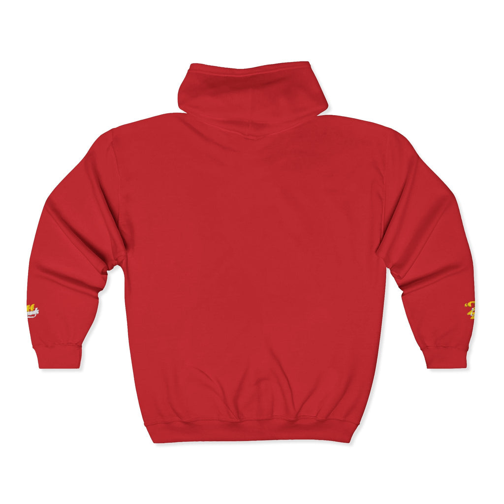 King's Gear Zip Hoodie — Full‑Zip with Gold Crown Emblem - 314 Originals