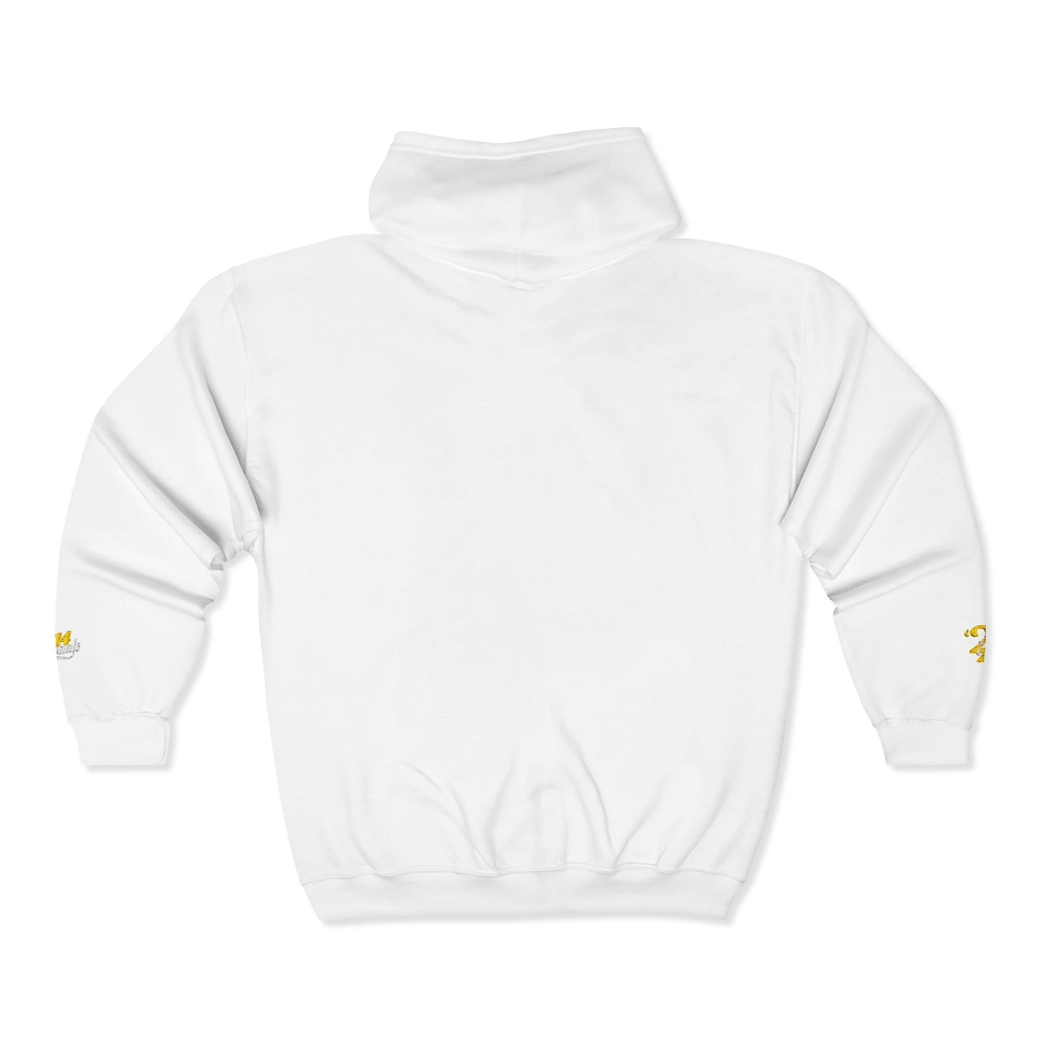King's Gear Zip Hoodie — Full‑Zip with Gold Crown Emblem - 314 Originals