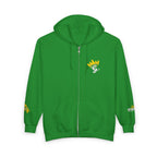 King's Gear Zip Hoodie — Full‑Zip with Gold Crown Emblem - 314 Originals