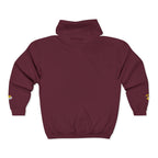 King's Gear Zip Hoodie — Full‑Zip with Gold Crown Emblem - 314 Originals