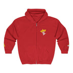 King's Gear Zip Hoodie — Full‑Zip with Gold Crown Emblem - 314 Originals