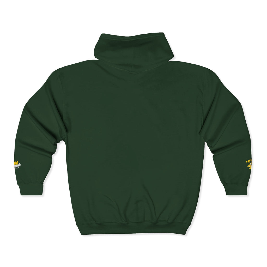 King's Gear Zip Hoodie — Full‑Zip with Gold Crown Emblem - 314 Originals