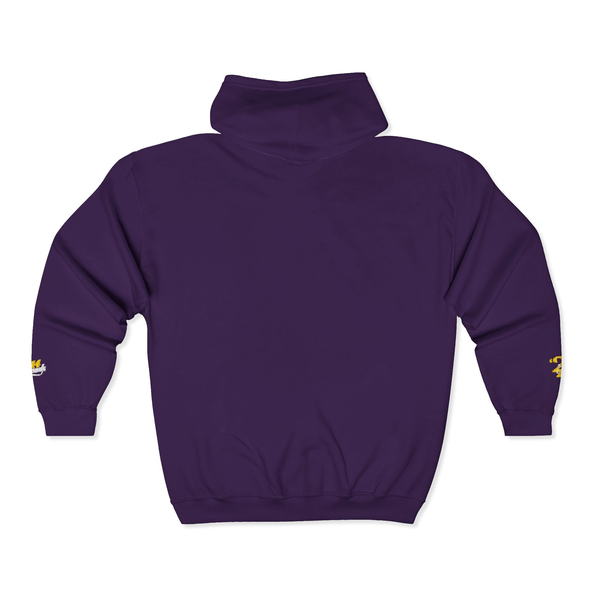 King's Gear Zip Hoodie — Full‑Zip with Gold Crown Emblem - 314 Originals