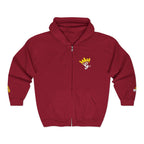 King's Gear Zip Hoodie — Full‑Zip with Gold Crown Emblem - 314 Originals