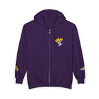 King's Gear Zip Hoodie — Full‑Zip with Gold Crown Emblem - 314 Originals