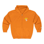 King's Gear Zip Hoodie — Full‑Zip with Gold Crown Emblem - 314 Originals