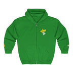 King's Gear Zip Hoodie — Full‑Zip with Gold Crown Emblem - 314 Originals